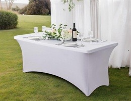 Obrusy a poťahy na hranaté skladacie cateringové stoly